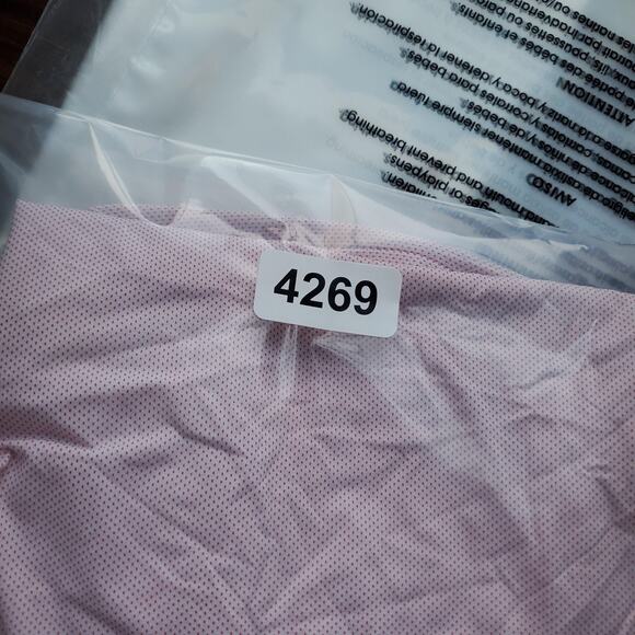 Rhone Polo Shirt Mens Medium Pink Style 101132 Performance Stretch Athletic Golf - Picture 8 of 8